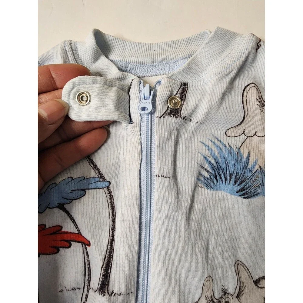 Hanna Andersson HannaSoft Stretch Sleeper 0-3months Dr. Seuss Horton Hears A Who
